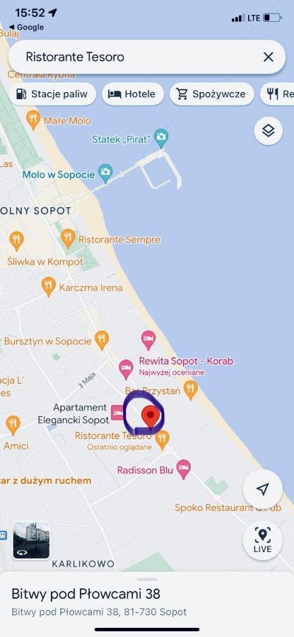 Apartamenty 4 Pory Roku- 200M Plaza, Prywatny Parking Сопот Экстерьер фото